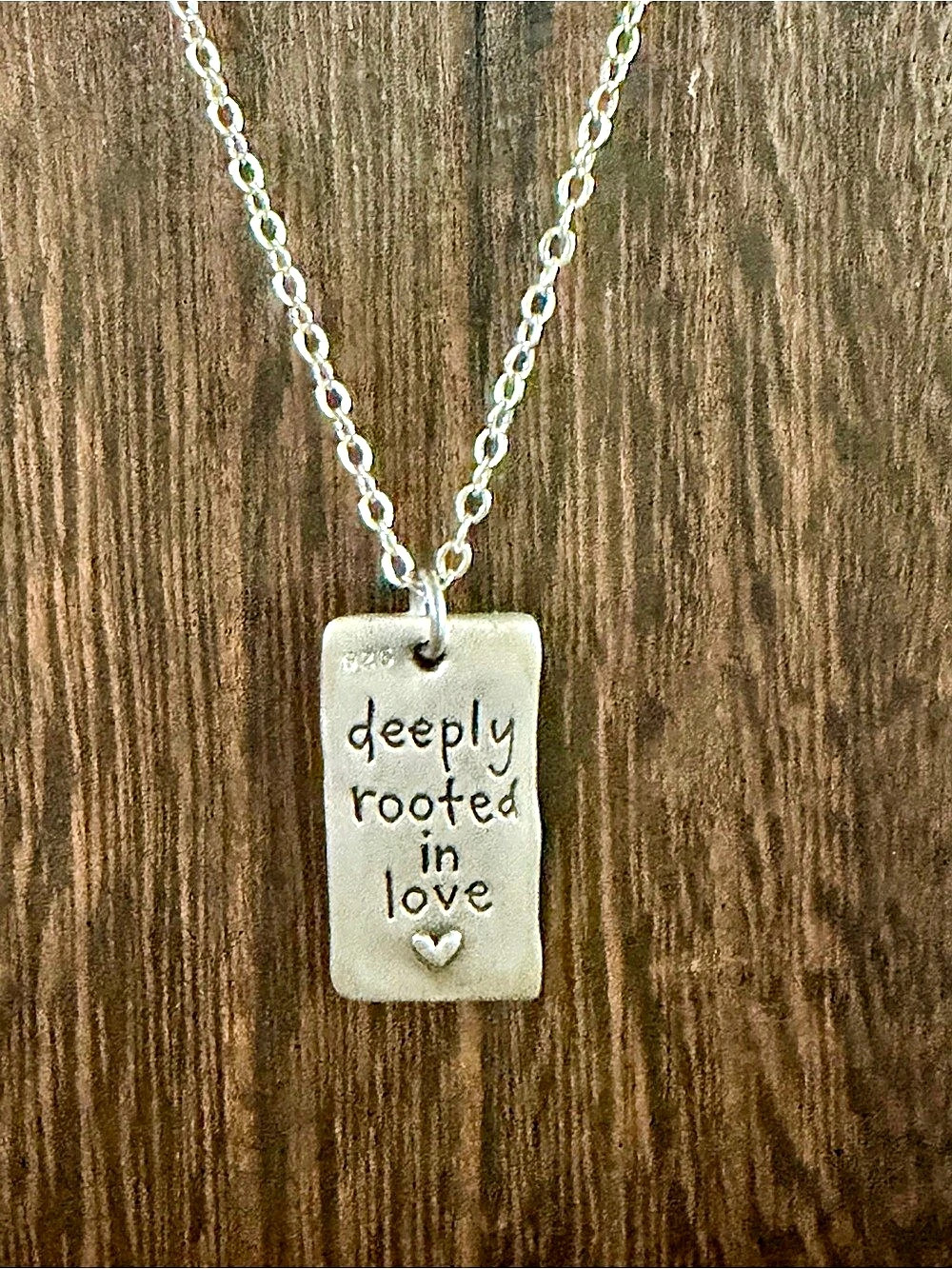 Lisa Leonard Deeply Rooted in Love Necklace Double Sided - 925 Silver